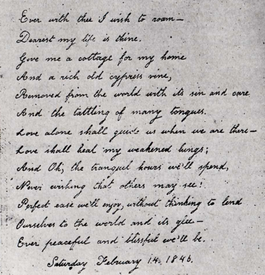 This Valentine's day poem is an acrostic. Read the first letter in each line to find out who it's addressed to.